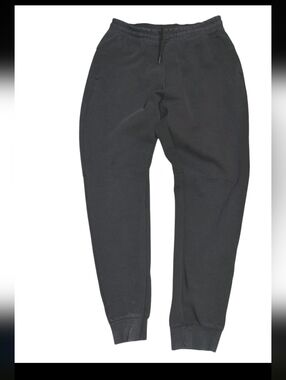 Uniqlo Men’s Black Jogger Sweatpants Size M Drawstring Elastic Waist Casual